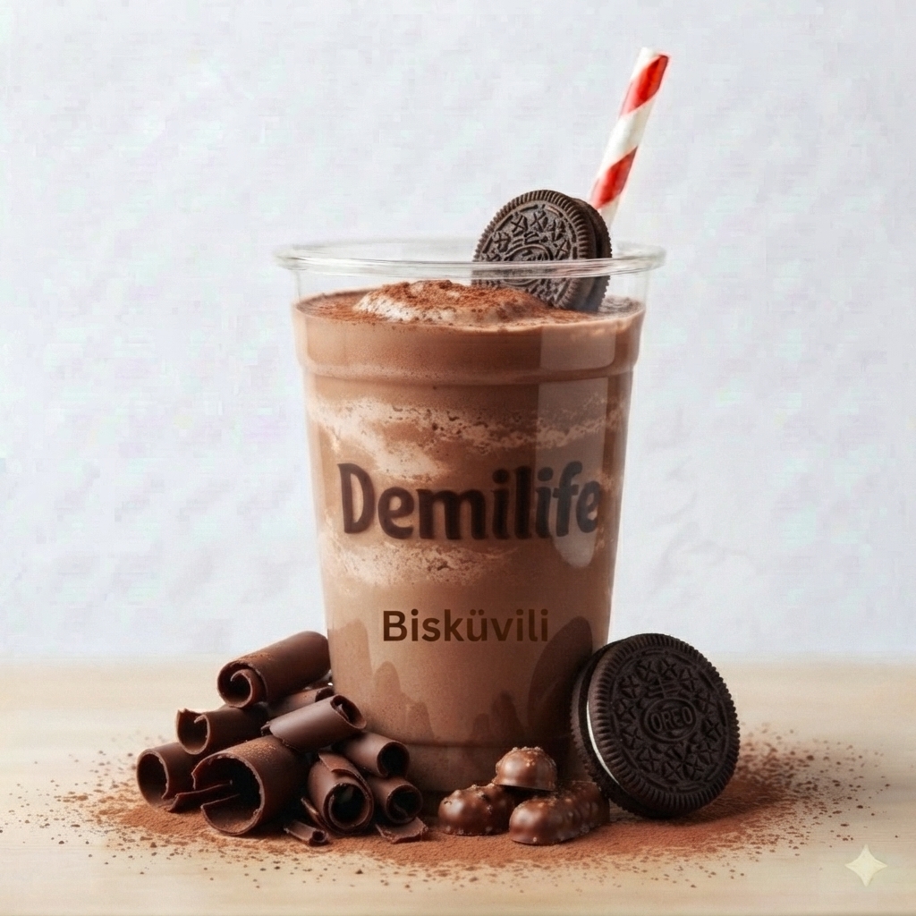 Bisküvi Çikolata Milkshake +1 Bedava